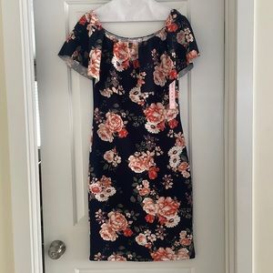 Crave Fame Floral Bodycon Dress